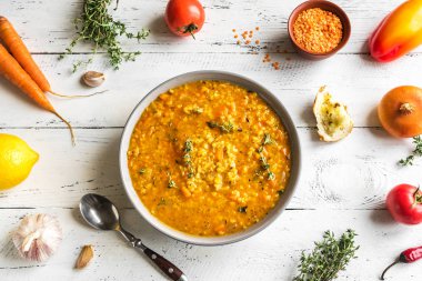 Kırmızı Mercimek Çorbası