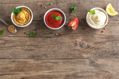 Ketçap, mayonez, hardal