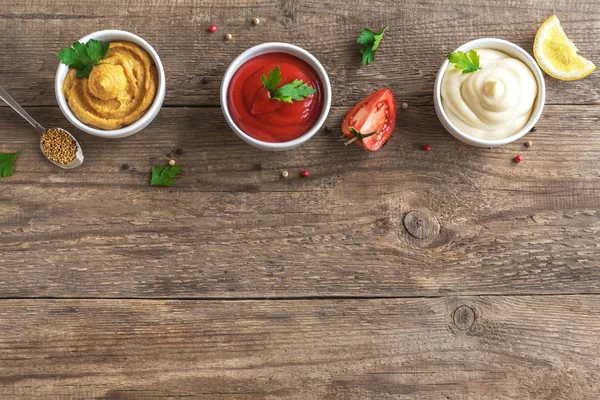 Ketçap, mayonez, hardal