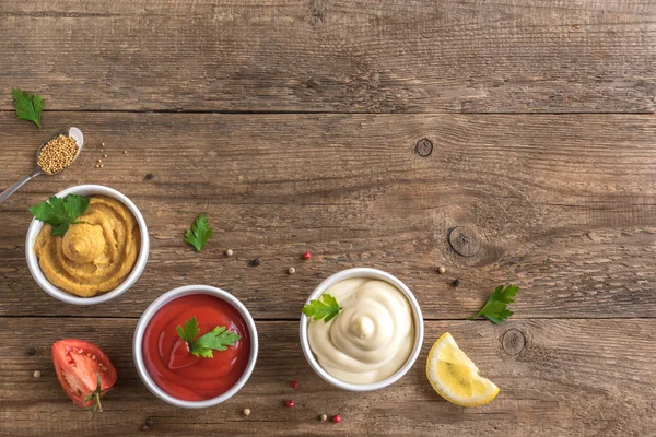 Ketçap, mayonez, hardal