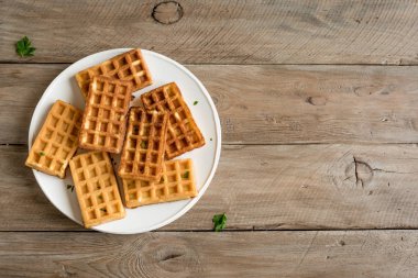 Tuzlu waffle 'lar