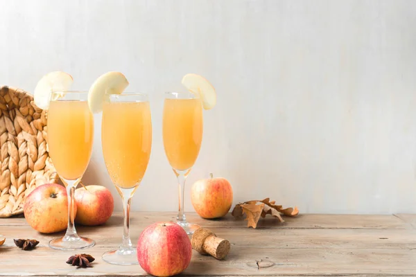 Cocktail de maçã — Fotografia de Stock