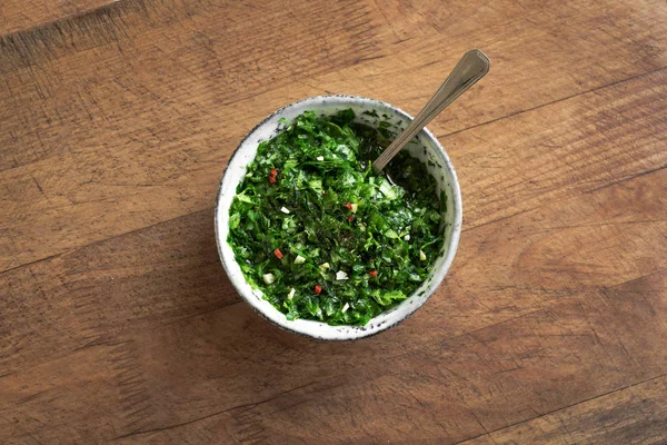 Chimichurri sosu — Stok fotoğraf