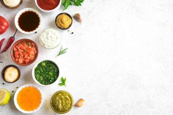 Set of sauces — Stock Photo, Image