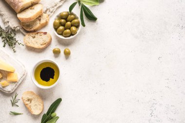 Akdeniz yemekleri arka plan