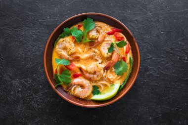 Laksa Karides Çorbası