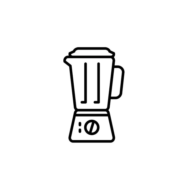 Saftmixer Symbol Küchengeräte Zum Kochen Illustration Einfaches Stilsymbol Für Dünne — Stockvektor