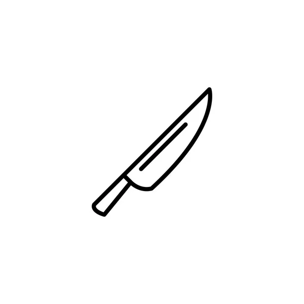 Icono Del Cuchillo Electrodomésticos Cocina Para Cocinar Ilustración Símbolo Estilo — Vector de stock