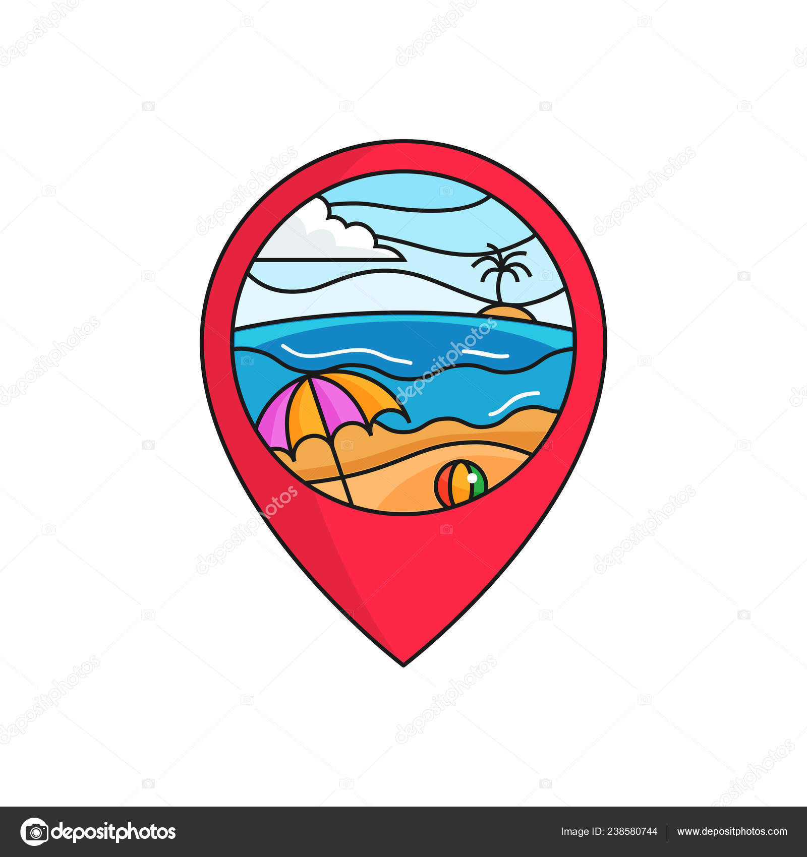 Download Simple beachy logos Free