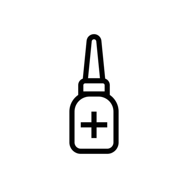 Дизайн Іконок Йоду Шкіра Завдала Шкоди Першій Допомозі Символу Медицини — стоковий вектор