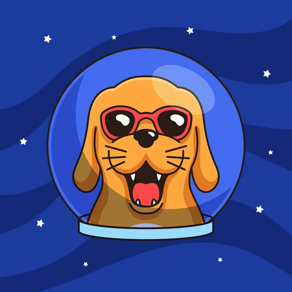 ハッピードッグウェアサングラスアウトラインドローイングイラスト 就学前の子供のぬり絵ベクトルグラフィック ストックベクター C Mnaufal