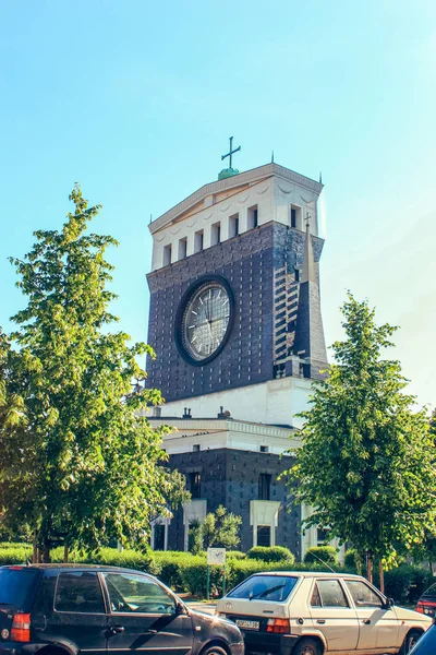 Εκκλησία Της Ιερής Καρδιάς Του Κυρίου Στην Πράγα Τσεχική Δημοκρατία — Φωτογραφία Αρχείου