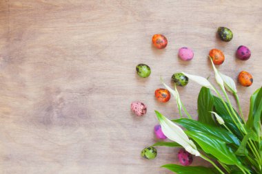 Mutfakta ev eğlence yemek kavramı Paskalya