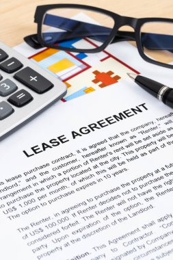 Kiralama anlaşması evrak; mock-up belgedir