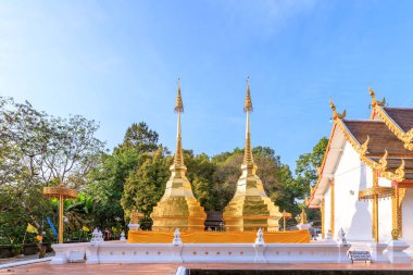 Chiang Rai, Tayland kuzeyindeki dağ üstüne Phra ki Doi Tung Tapınağı