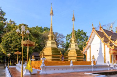 Chiang Rai, Tayland kuzeyindeki dağ üstüne Phra ki Doi Tung Tapınağı
