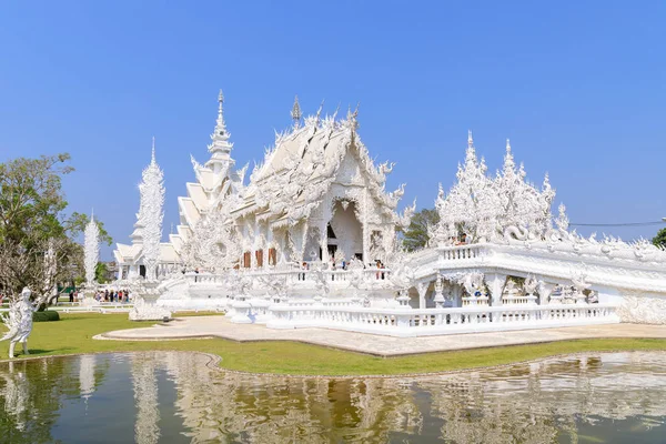 치앙라이 2018 Wat Rong Khun White Temple 세계적으로 목적지 Master — 스톡 사진