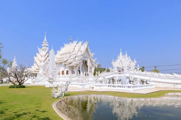 치앙라이 2018 Wat Rong Khun White Temple 세계적으로 목적지 Master — 스톡 사진