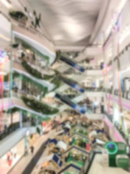 Abstrato Desfocado Shopping Center Loja Departamento Interior Para Fundo — Fotografia de Stock