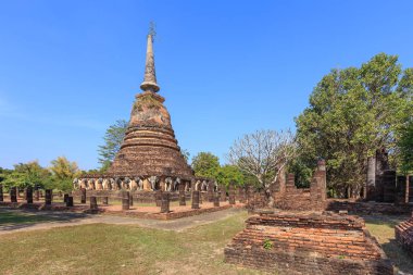 WAT Chang Lom, Shukhothai tarihi Park, Tayland