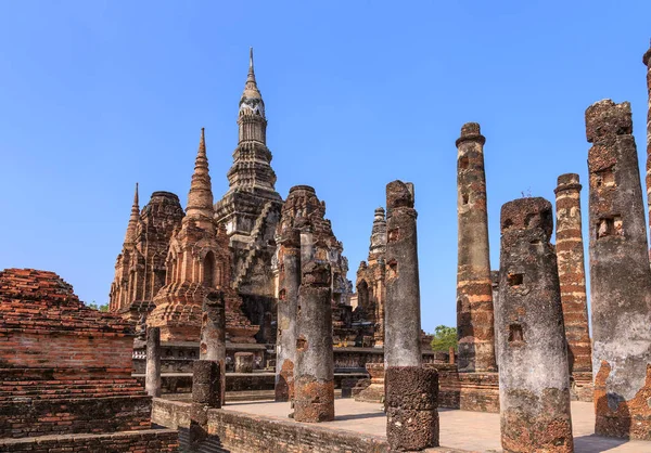 Пагода Ват Маха Исторический Парк Шухотай Таиланд — стоковое фото