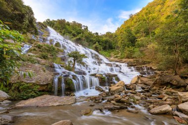 Mae seni şelale, doi Inthanon Milli Parkı, chiang mai, Tayland