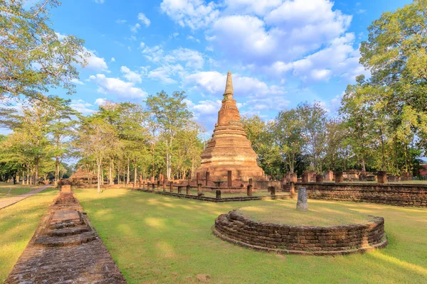 Wat Phra A templom Kamphaeng Phet Történelmi Park, Unesco W — Stock Fotó