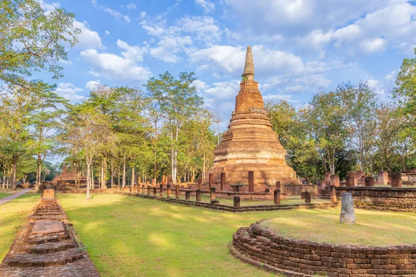 Wat Phra A templom Kamphaeng Phet Történelmi Park, Unesco W — Stock Fotó