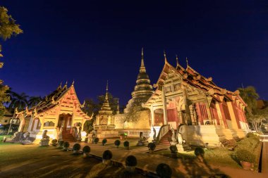 Chia 'daki Wat Phra Singh Woramahawihan Şapeli ve Altın Tapınağı