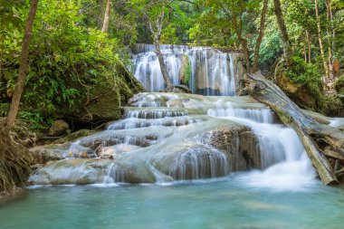 Erawan Şelalesi Kademe 2, Tayland, Kanchanaburi 'deki Ulusal Park' ta