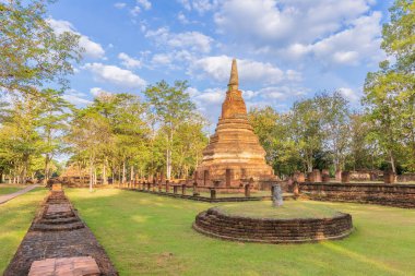 Wat Phra Kamphaeng 'deki tapınak Phet Tarih Parkı, Unesco W