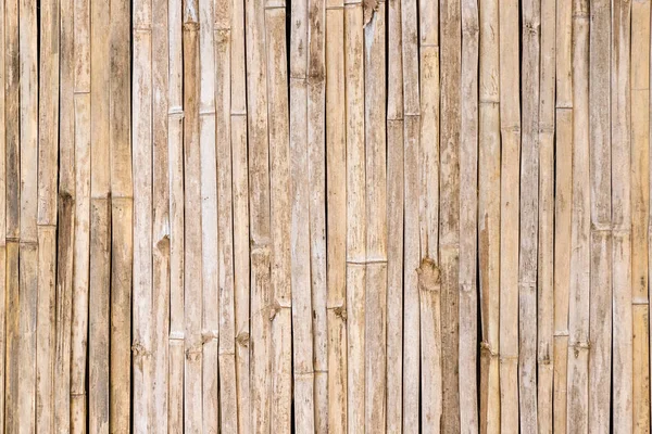 Grunge and weathered traditional exotic bamboo wall background — Stock Photo, Image