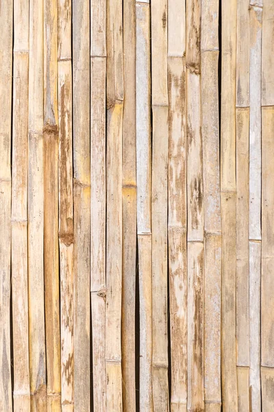 Grunge and weathered traditional exotic bamboo wall background — Stock Photo, Image