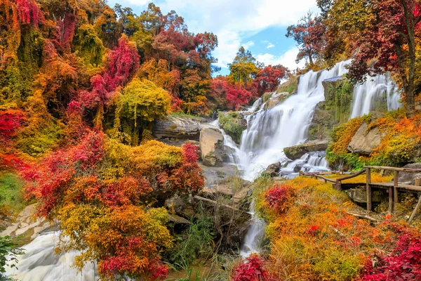 Mae Klang şelale, Doi Inthanon Milli Parkı, Chiang Mai, Tha