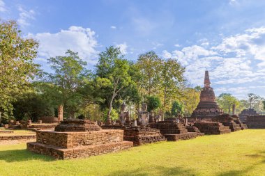 Wat Phra Kaeo tapınağı Kamphaeng Phet Tarihi Parkı, Unesco W