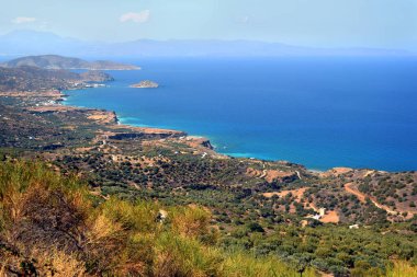 Sahil Girit yaz denize, sahil güzel manzara