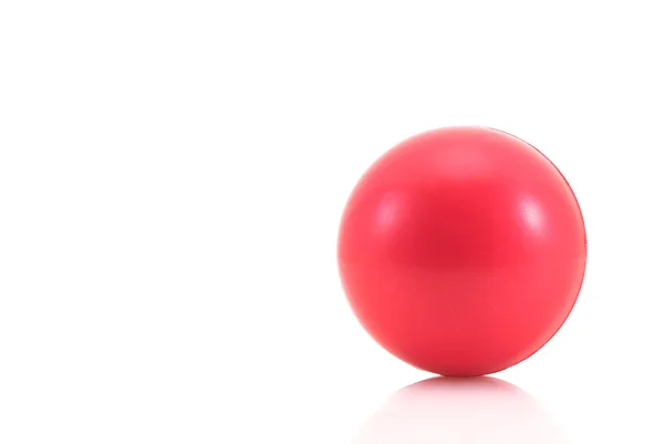 Beyaz arka plan üzerinde stres topu