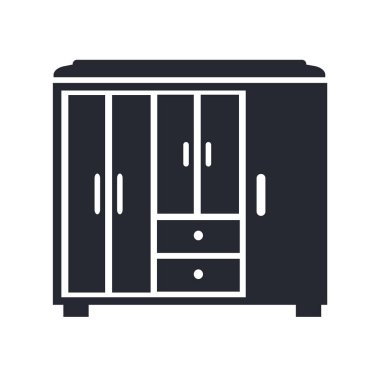 Web ve mobil uygulaması tasarımı, zarif logo kavramı için beyaz arka plan üzerinde izole zarif simge vektör