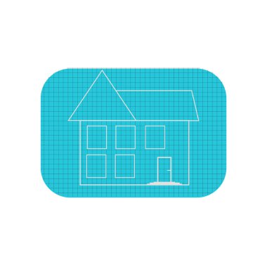 Ev planı simge vektör web ve mobil uygulaması tasarımı, ev planı logo kavramı için izole üzerinde beyaz arka plan