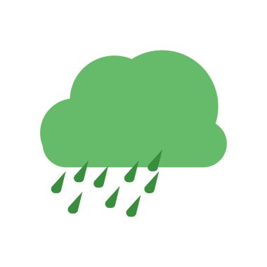 Web ve mobil uygulaması tasarım, bulut logo kavramı için beyaz arka plan üzerinde izole bulut simge vektör