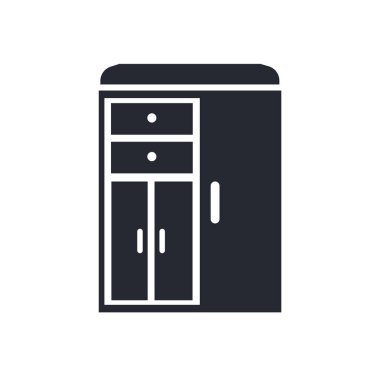 Web ve mobil uygulaması tasarımı, zarif logo kavramı için beyaz arka plan üzerinde izole zarif simge vektör