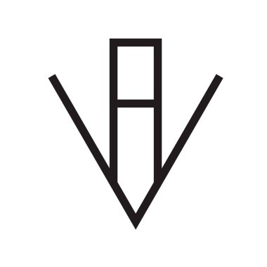 Ok simge vektör web ve mobil uygulaması tasarım, aşağı ok logo kavramı için beyaz arka plan üzerinde izole