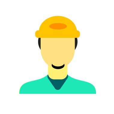 Web ve mobil uygulaması tasarımı, adam logo kavramı için beyaz arka plan üzerinde izole adam simge vektör