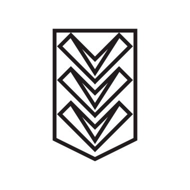 Web ve mobil uygulaması tasarımı, rütbe logo kavramı için beyaz arka plan üzerinde izole rütbesi simgesini vektör