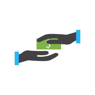 Web ve mobil uygulaması tasarımı, rüşvet logo kavramı için beyaz arka plan üzerinde izole rüşvet simge vektör