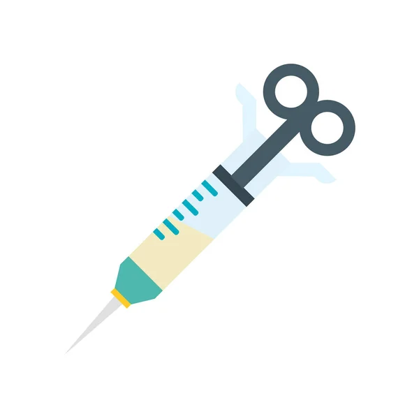 Injekční Stříkačka Ikonu Vektorové Izolované Bílém Pozadí Pro Váš Web — Stockový vektor