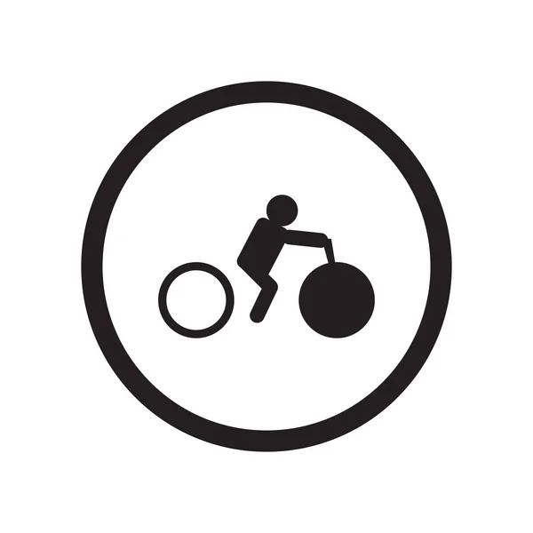 Icono Alquiler Bicicletas Vector Aislado Fondo Blanco Para Diseño Web — Vector de stock