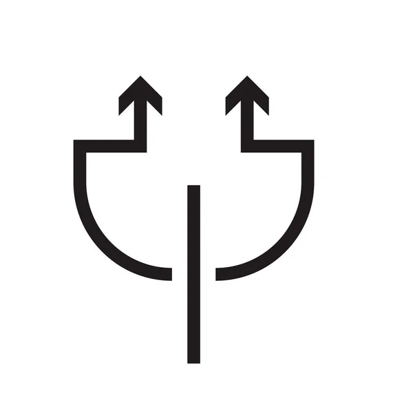 Web Mobil Uygulaması Tasarım Logo Kavramı Için Beyaz Arka Plan — Stok Vektör