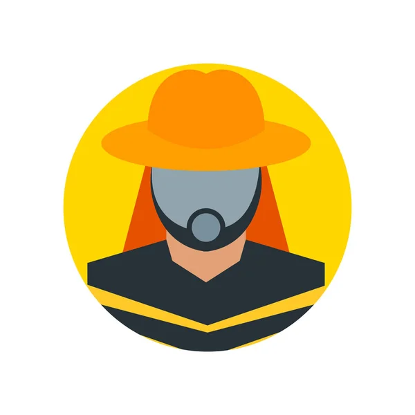 Icono Bombero Vector Aislado Fondo Blanco Para Diseño Web Aplicación — Archivo Imágenes Vectoriales