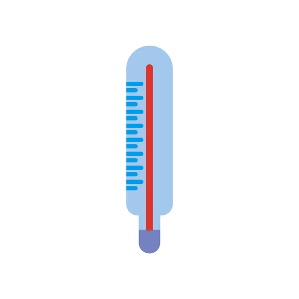 Thermometer Icon Vector Isolated White Background Your Web Mobile App — Stock Vector